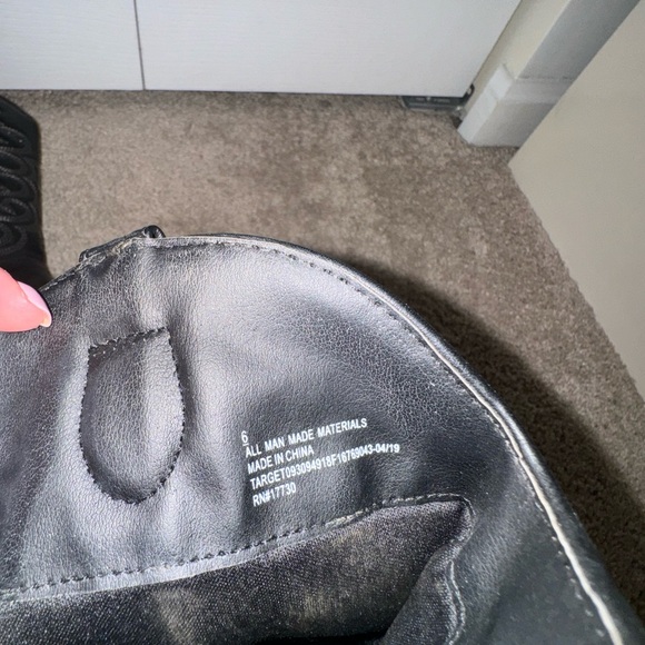 Cat & Jack Black Cowboy Boots - Picture 5 of 5